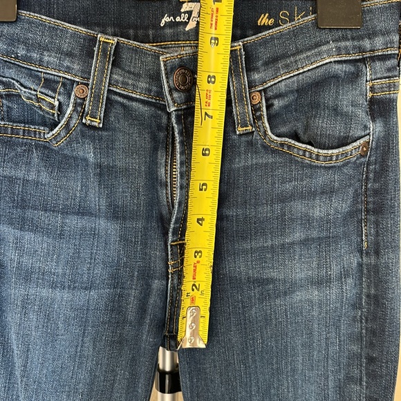 7 for all mankind “the skinny” jeans. Size 24 waist - Picture 7 of 7